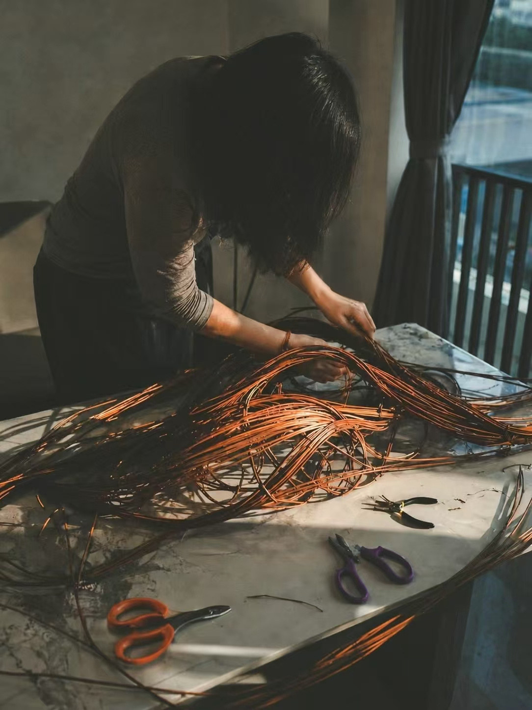 观象构成课程中的真实制作过程